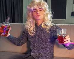 Lord Kruszwil consuming alcohol
